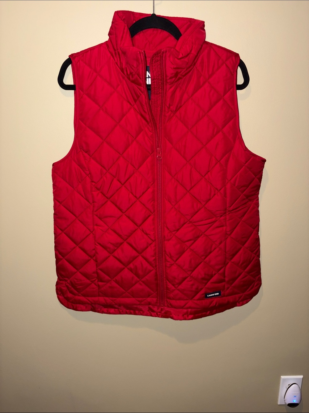 Lands' End | Bright Red Quilted Kids Vest